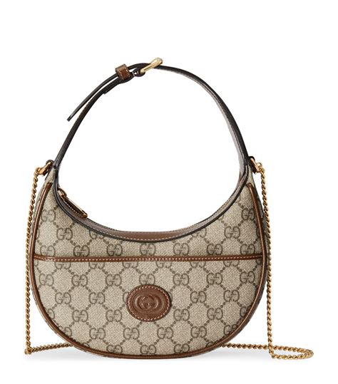 gucci half moon crossbody bag|gucci half moon hobo bag.